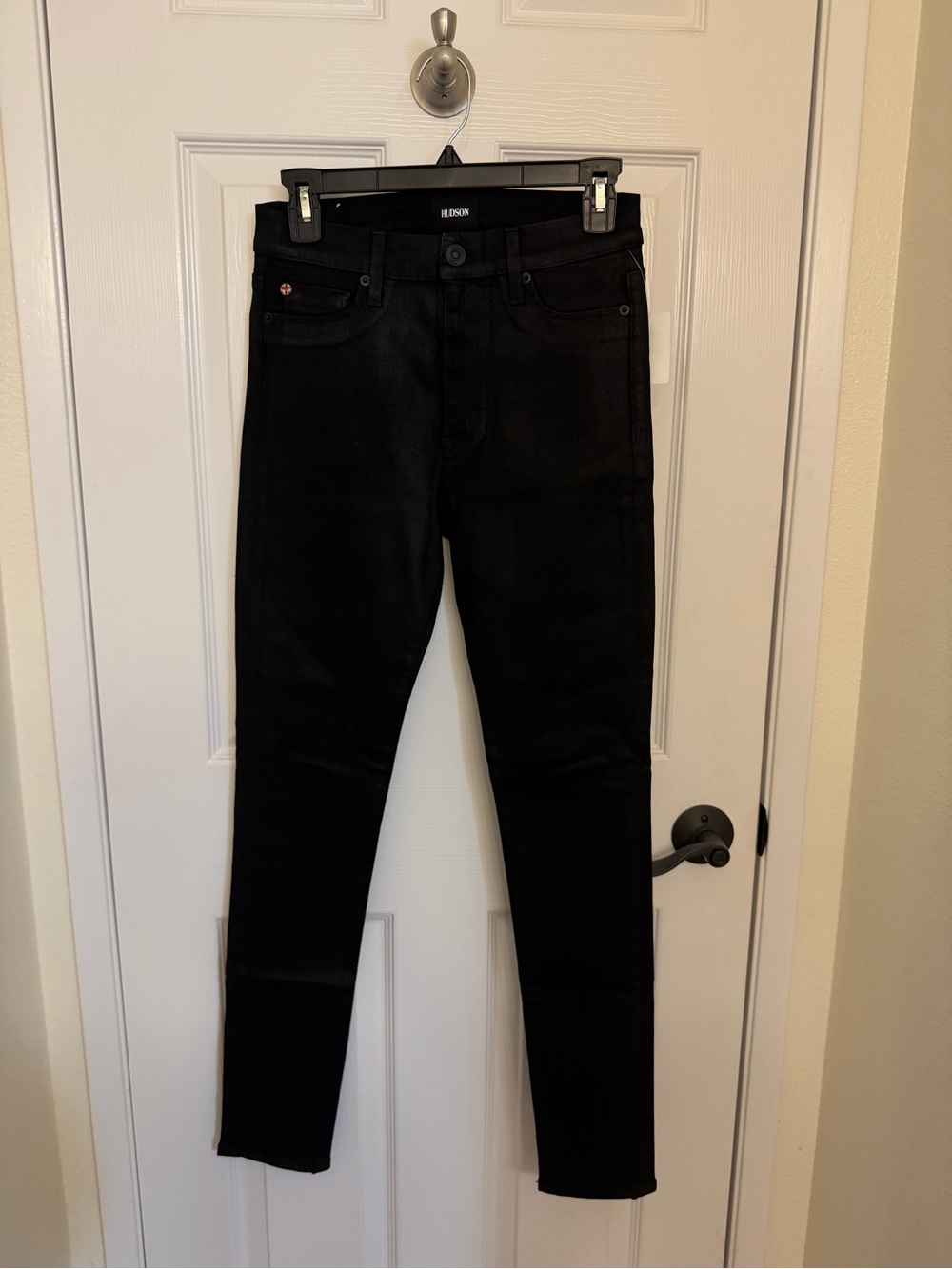 Hudson Jeans Women's Black Skinny Jeans — Sleek High-Rise Fit